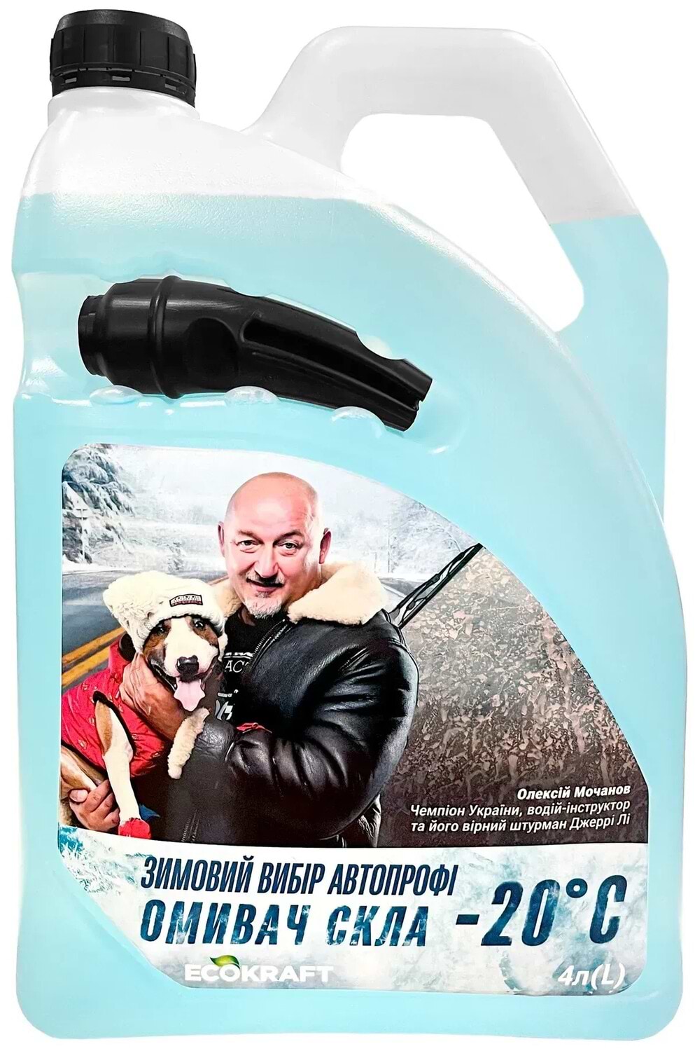 Омивач скла Ecokraft з носиком 4 л Black Ice (ETZM20)