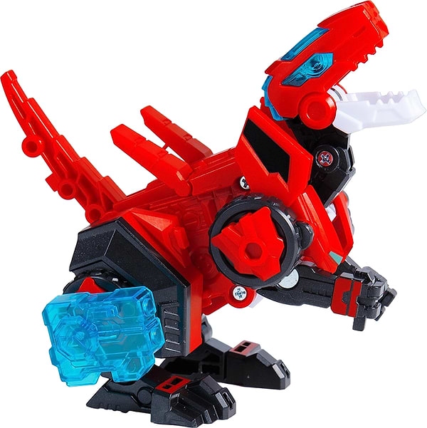 Фото - Тварина-трансформер Dinoster ЧЕРВОНИЙ РАПТОР-БОТ (бокс для зберігання) (EU580840-1)