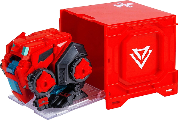 Фото - Тварина-трансформер Dinoster ЧЕРВОНИЙ РАПТОР-БОТ (бокс для зберігання) (EU580840-1)
