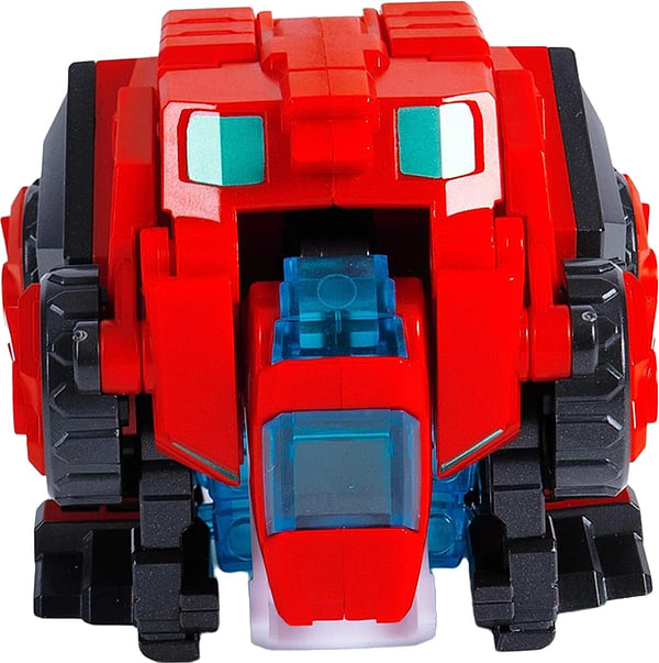 Фото - Тварина-трансформер Dinoster ЧЕРВОНИЙ РАПТОР-БОТ (бокс для зберігання) (EU580840-1)