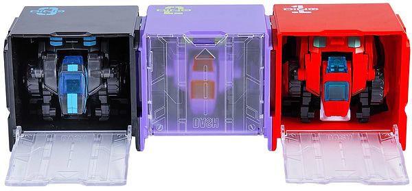 Фото - Тварина-трансформер Dinoster ЧЕРВОНИЙ РАПТОР-БОТ (бокс для зберігання) (EU580840-1)