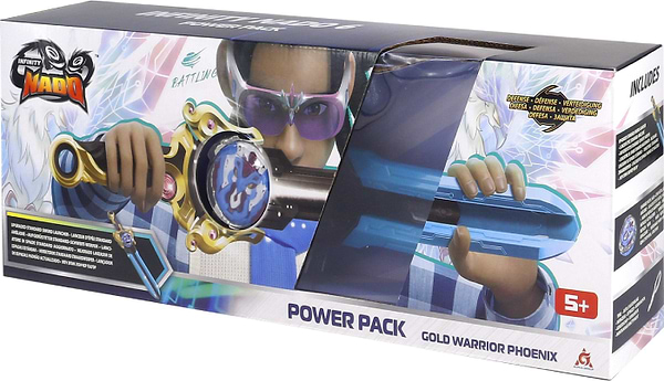 Фото - Волчок Auldey Infinity Nado VI Power Pack Золотой Воин Феникс (Gold Warrior Phoenix) (EU654115)