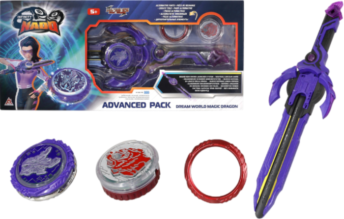 Дзига Auldey Infinity Nado VI Advanced Pack Чарівний Дракон світу мрій (Dream World Magic Dragon) (EU654137) - Фото 1