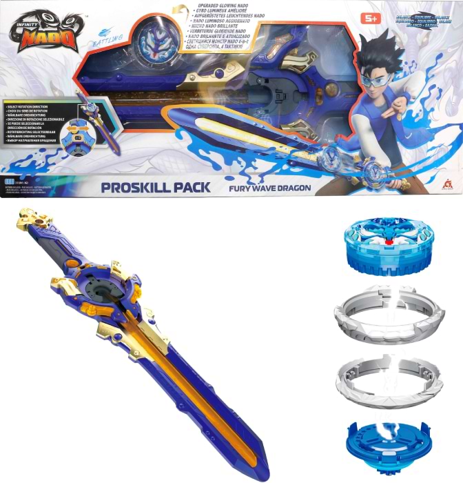 Дзига Auldey Infinity Nado VI Proskill Pack Лютий Дракон (Fury Wave Dragon) (EU654211)
