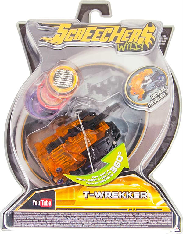 Фото - Машинка-трансформер Screechers Wild! L 2 - ТИ-РЕККЕР (EU683121)