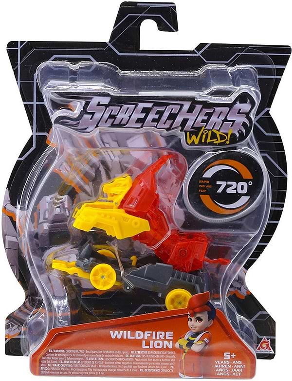 Фото - Машинка-трансформер Screechers Wild! S4 L0 - ВАЙЛДФАЄР ЛАЄН (EU685004)