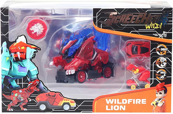 Фото - Машинка-трансформер Screechers Wild! S4 L3S - ВАЙЛДФАЄР ЛАЄН ПРЕМІУМ (EU685302S)