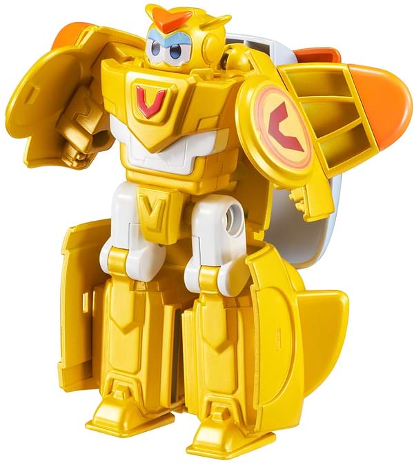 Фото - Робот-трансформер Super Wings Transforming Super Pet Золотой Мальчик любимец (EU770644)