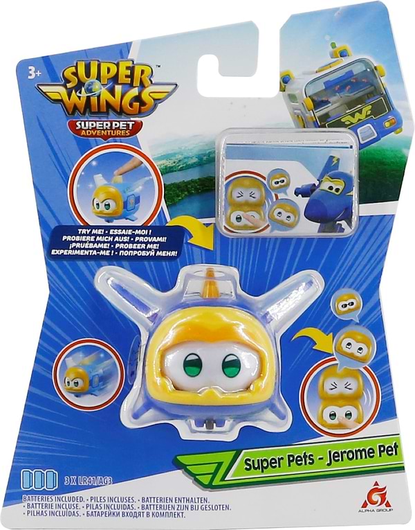 Фото - Колекційна фігурка Super Wings Super Pet erome pet (EU770413)