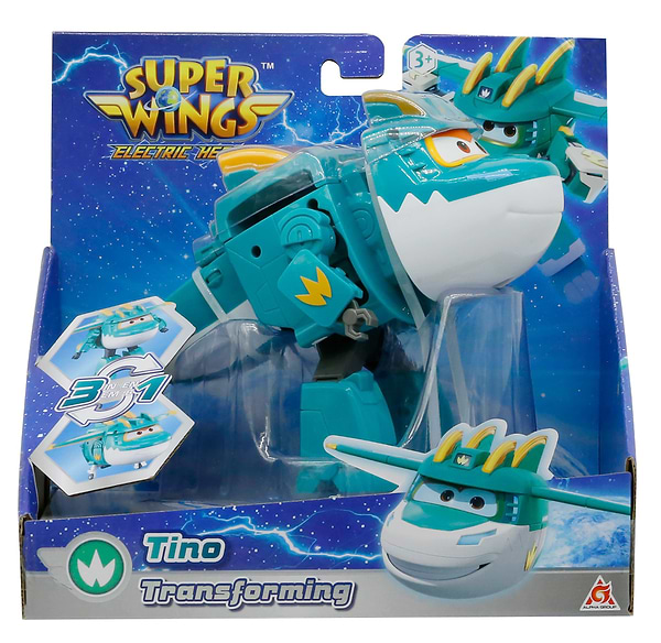 Фото - Колекційна фігурка Super Wings Transforming Tino (EU780237)