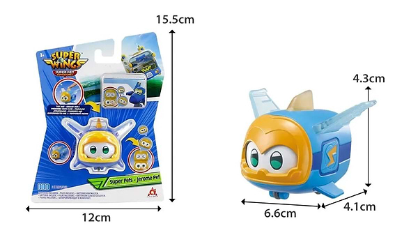 Фото - Колекційна фігурка Super Wings Super Pet erome pet (EU770413)
