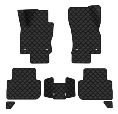Коврики из экокожи в салон авто EVAtech ECO для Tiguan (Mk 2) Volkswagen 2016-2020 2 поколение SUV EU VW31492CC7AV4BBB