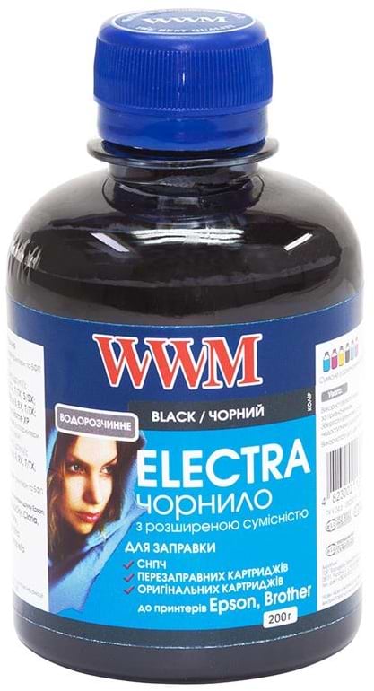 Чернила WWM Epson Universal Electra black (EU/B) - Фото 1