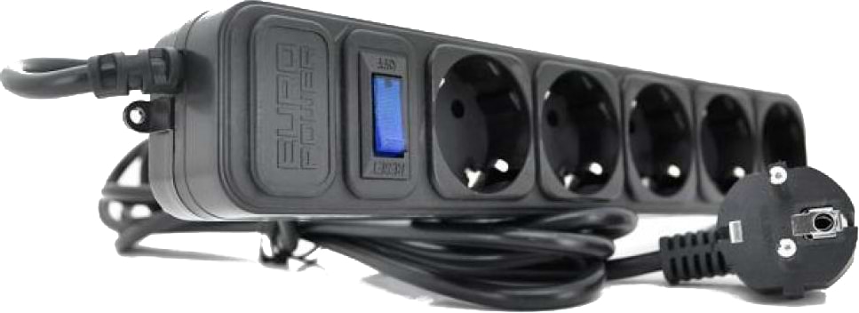 Мережевий фільтр Europower EPB518 Black - Фото 1