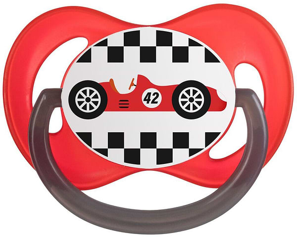 Фото - Симметричная пустышка Canpol babies 0-6 м-цев 2 шт. Racing (22/634)