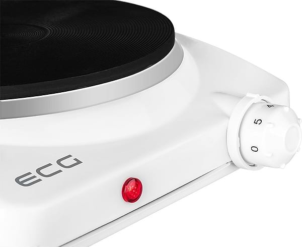 Фото - Плита електрична настільна ECG EV 1512 White
