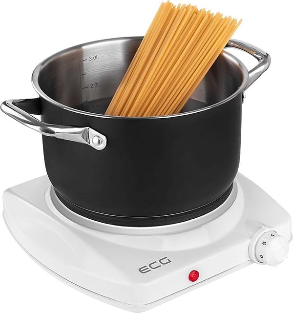 Фото - Плита електрична настільна ECG EV 1512 White