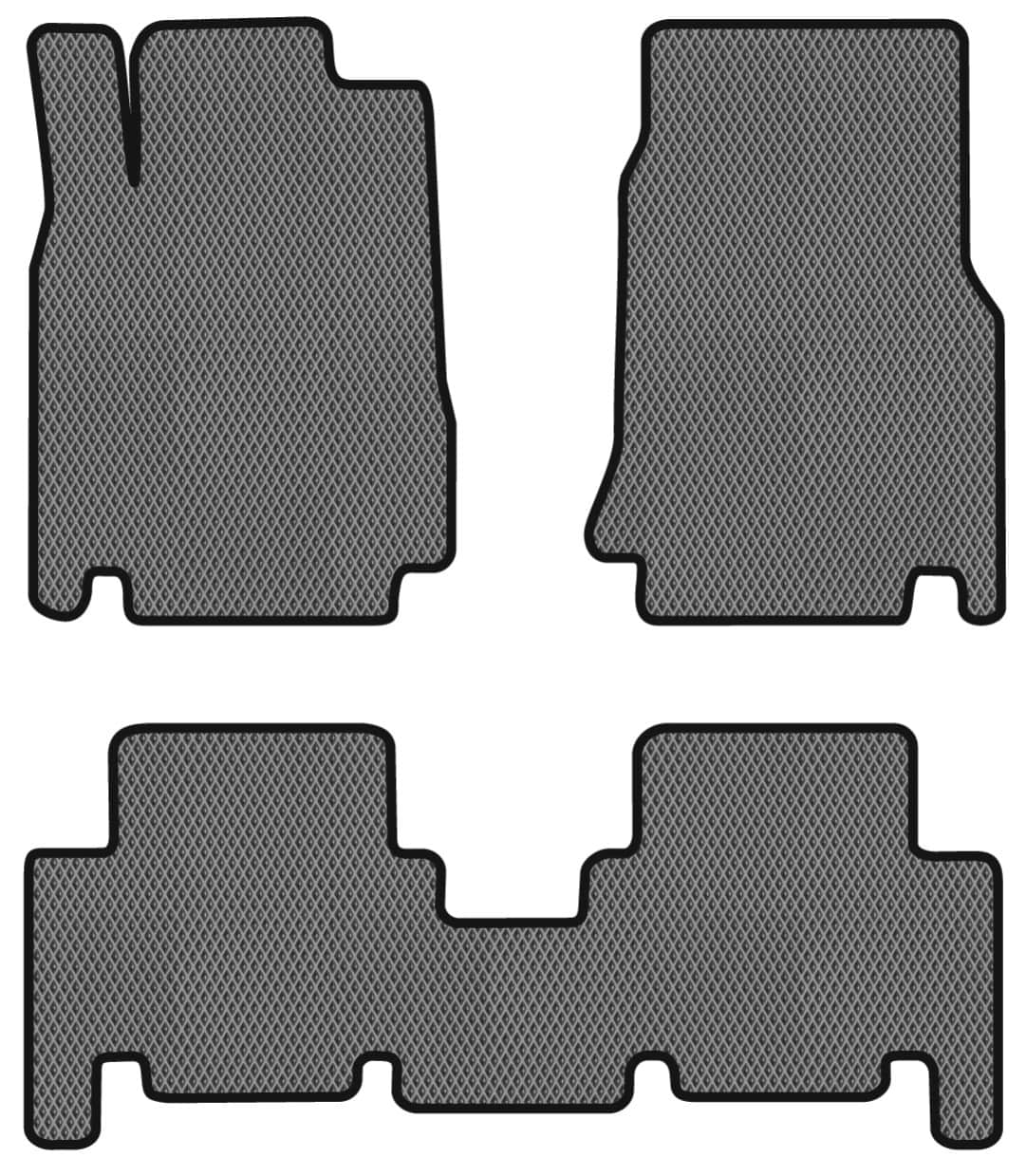 EVA коврики в салон авто EVAtech для A-Class (W168) Short Mercedes-Benz 1997-2004 1 поколение Htb EU MB21401Z3RGB