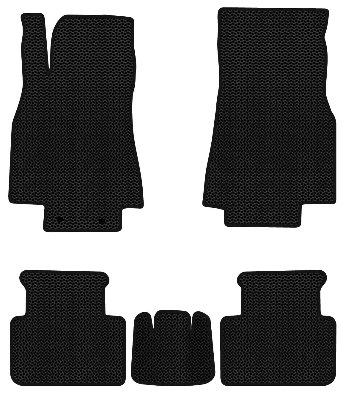 EVA килимки в салон авто EVAtech для A-Class (W169) Mercedes-Benz 2004-2012 2 покоління Htb EU MB4894C5MS2KBB