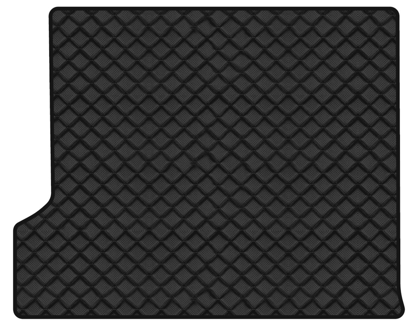 Коврик из экокожи в багажник авто EVAtech ECO для Patrol (Y61) 5 seats 5-doors Nissan 1998-2010 5 поколение SUV EU NS3807B1BBB