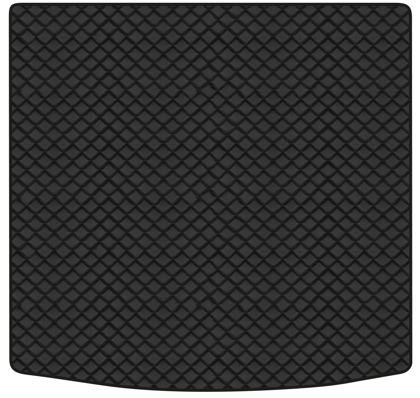 Коврик из экокожи в багажник авто EVAtech для Fabia (5J) Skoda 2007-2014 2 поколение Combi EU (SK3217B1BBB)