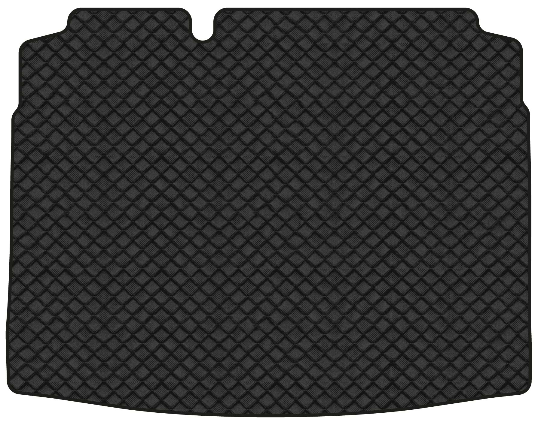 Коврик из экокожи в багажник авто EVAtech для Golf (V) AT 3-doors Volkswagen 2003-2009 5 поколение Htb EU (VW33069B1BBB)