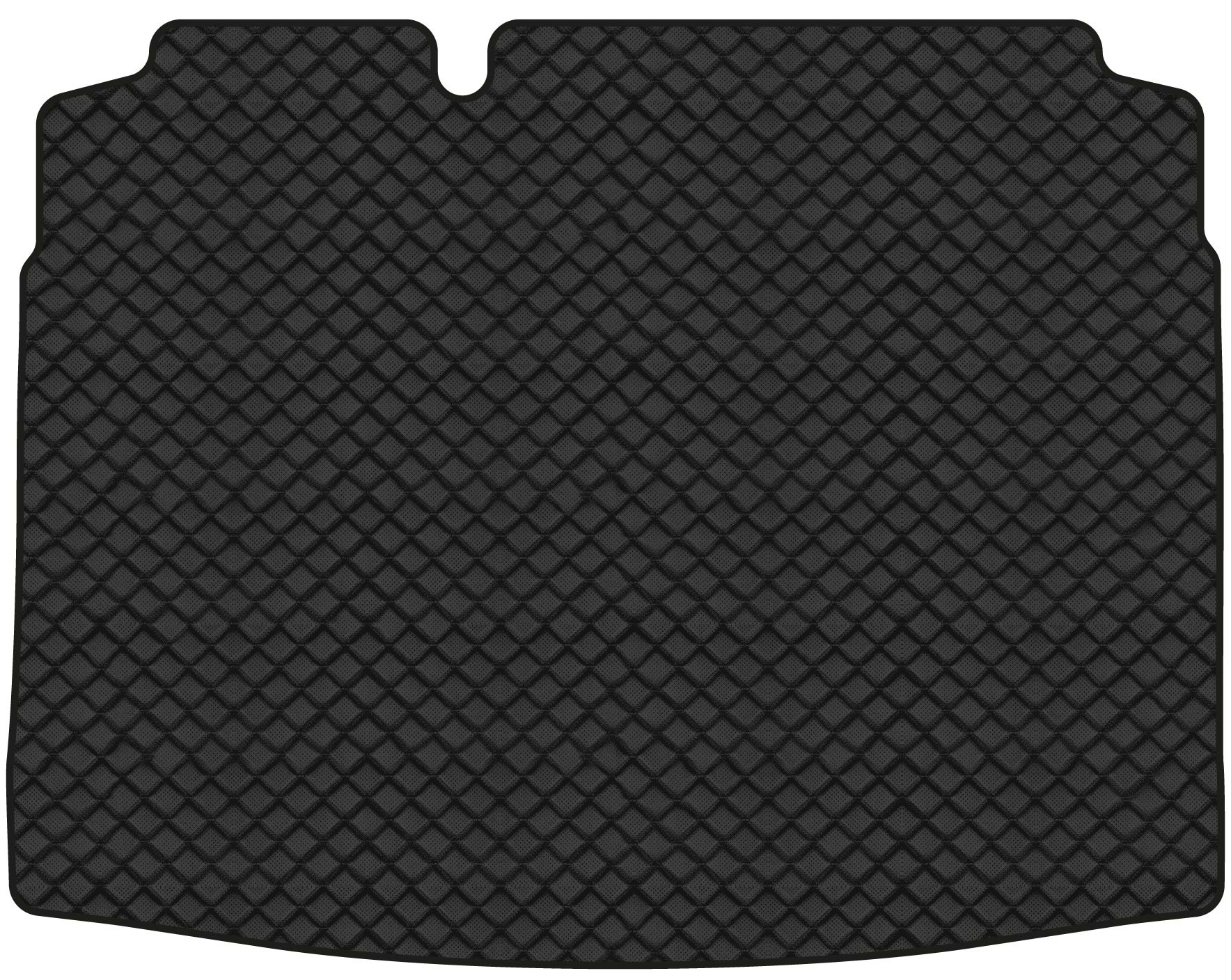 Коврик из экокожи в багажник авто EVAtech для Golf (V) AT 3-doors Volkswagen 2003-2009 5 поколение Htb EU (VW33071B1BBB)