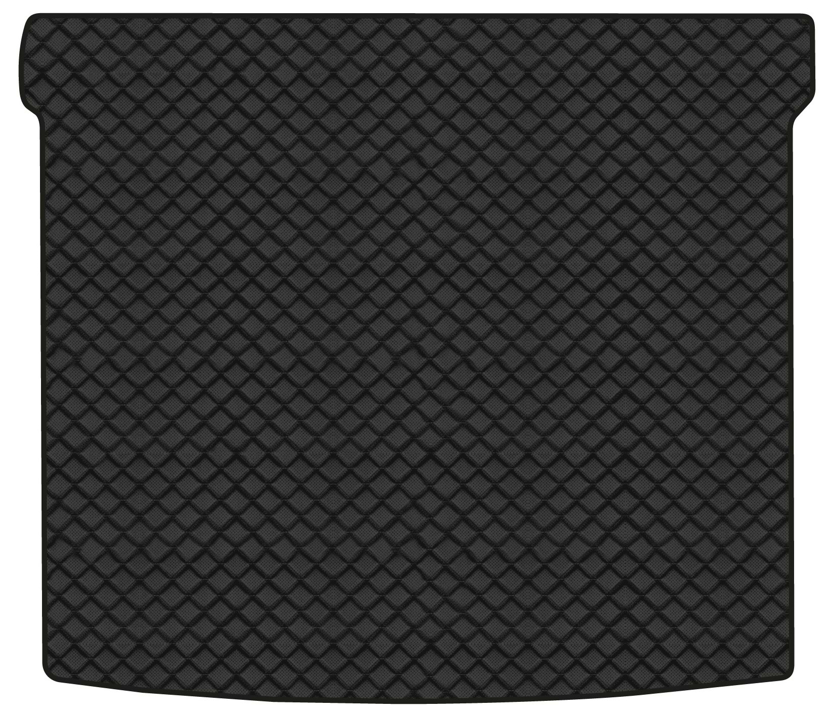 Коврик из экокожи в багажник авто EVAtech для ID.4 Crozz Volkswagen 2020 1 поколение SUV EU (VW41502B1BBB)