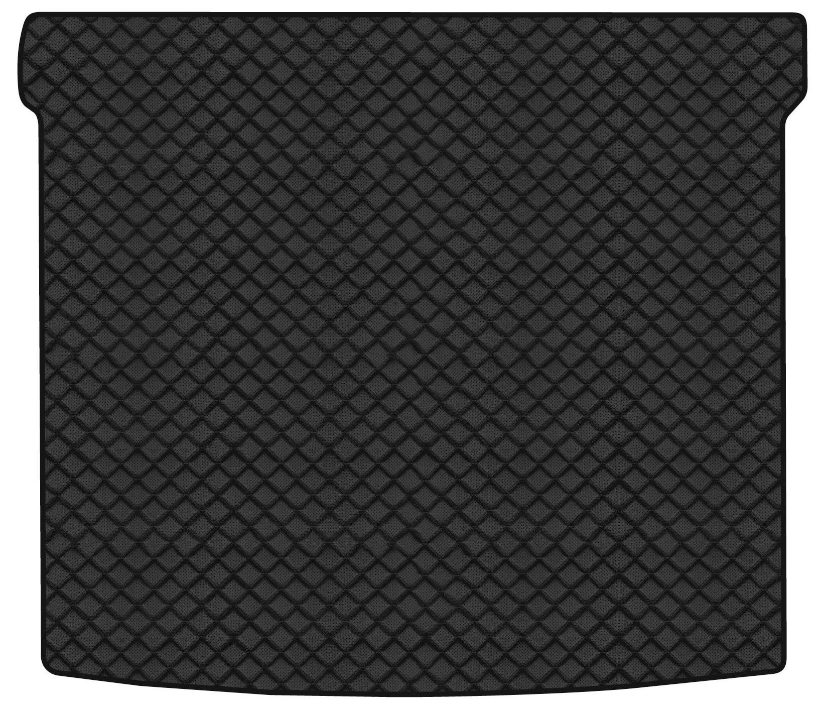 Коврик из экокожи в багажник авто EVAtech для ID.4 GTX Volkswagen 2020 1 поколение SUV EU (VW42657BO1BBB)