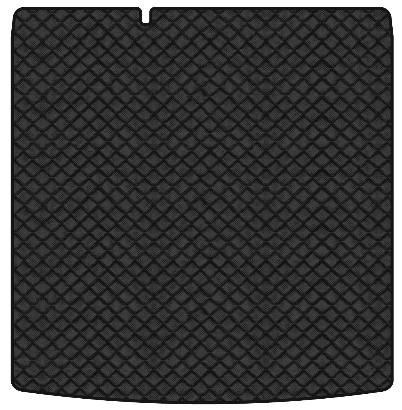 Коврик из экокожи в багажник авто EVAtech для ID.4 GTX Volkswagen 2020 1 поколение SUV EU (VW42657N1BBB)