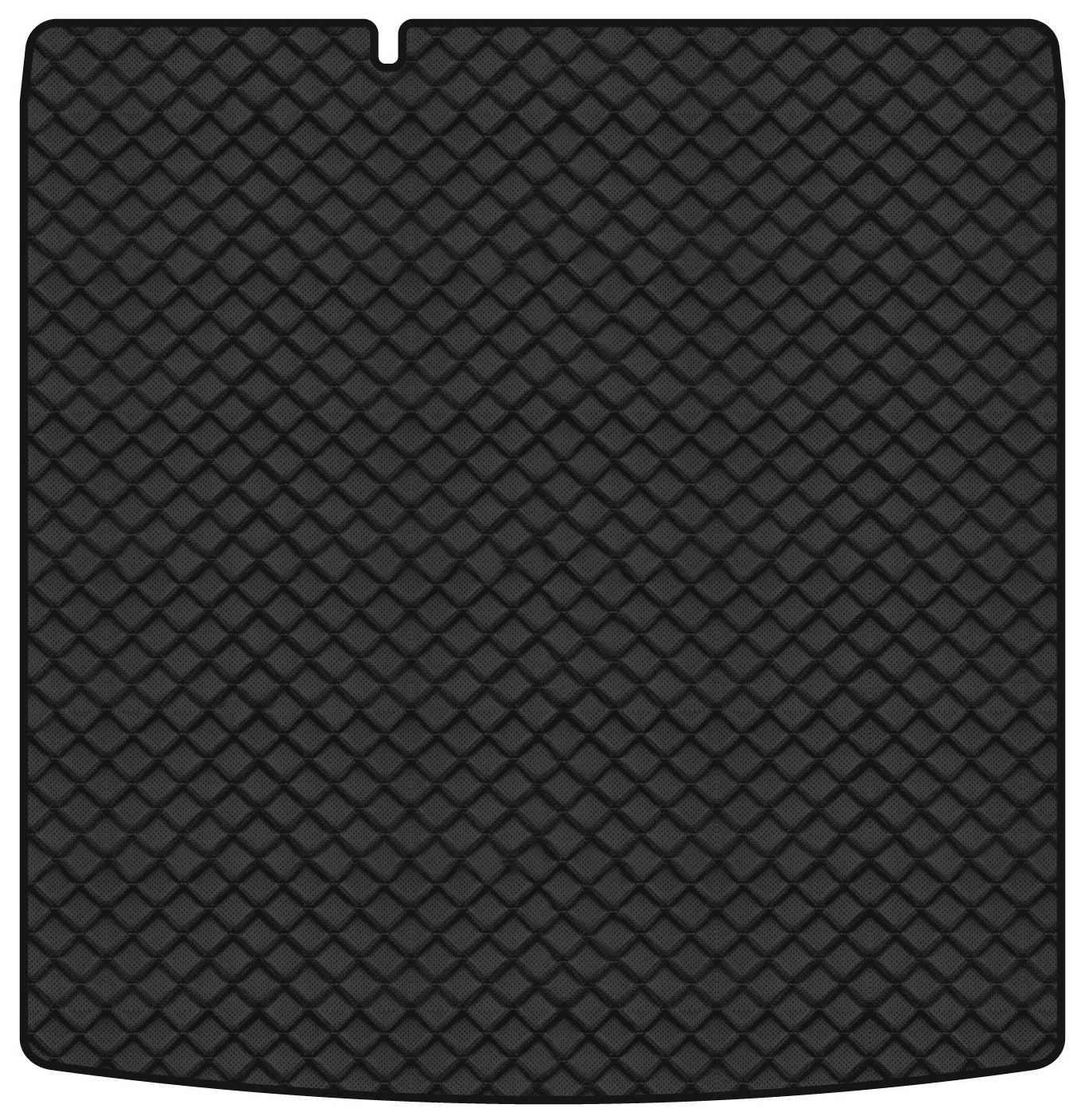 Коврик из экокожи в багажник авто EVAtech для ID.4 Pure Performance Volkswagen 2020 1 поколение SUV EU (VW42656N1BBB)