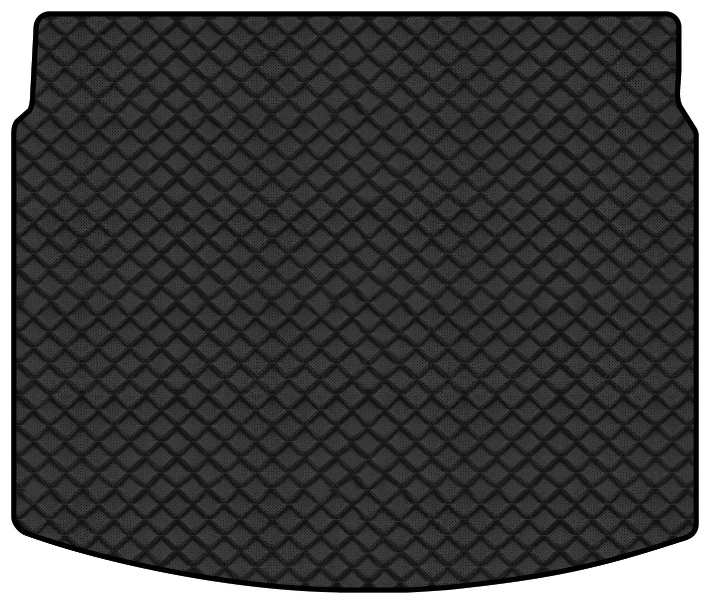 Коврик из экокожи в багажник авто EVAtech для Megane (IV) AT Renault 2015-2021 4 поколение Combi EU (RT51852B1BBLB)