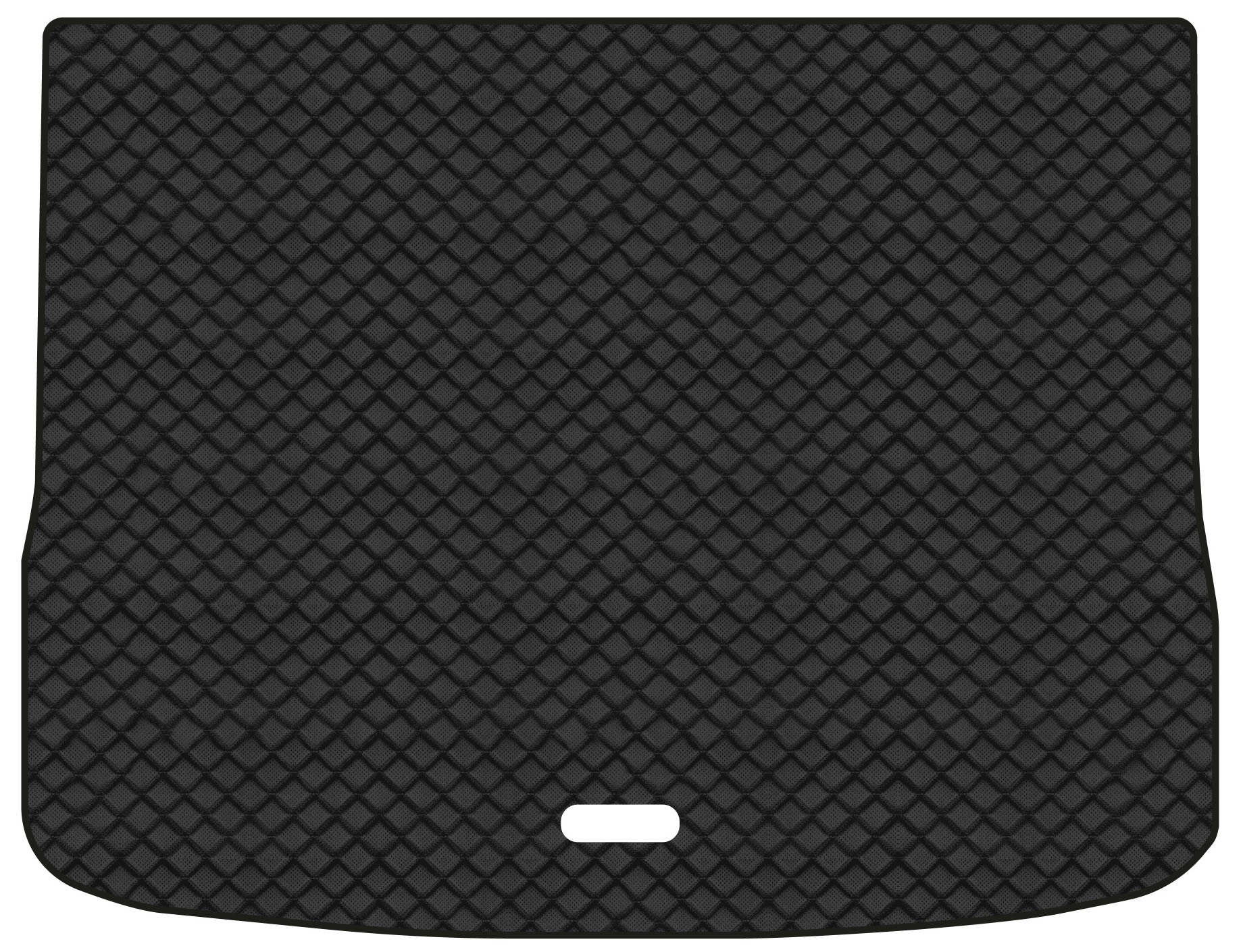 Коврик из экокожи в багажник авто EVAtech для Tiguan (NF) MT Volkswagen 2007-2018 1 поколение SUV EU (VW32987B1BBB)