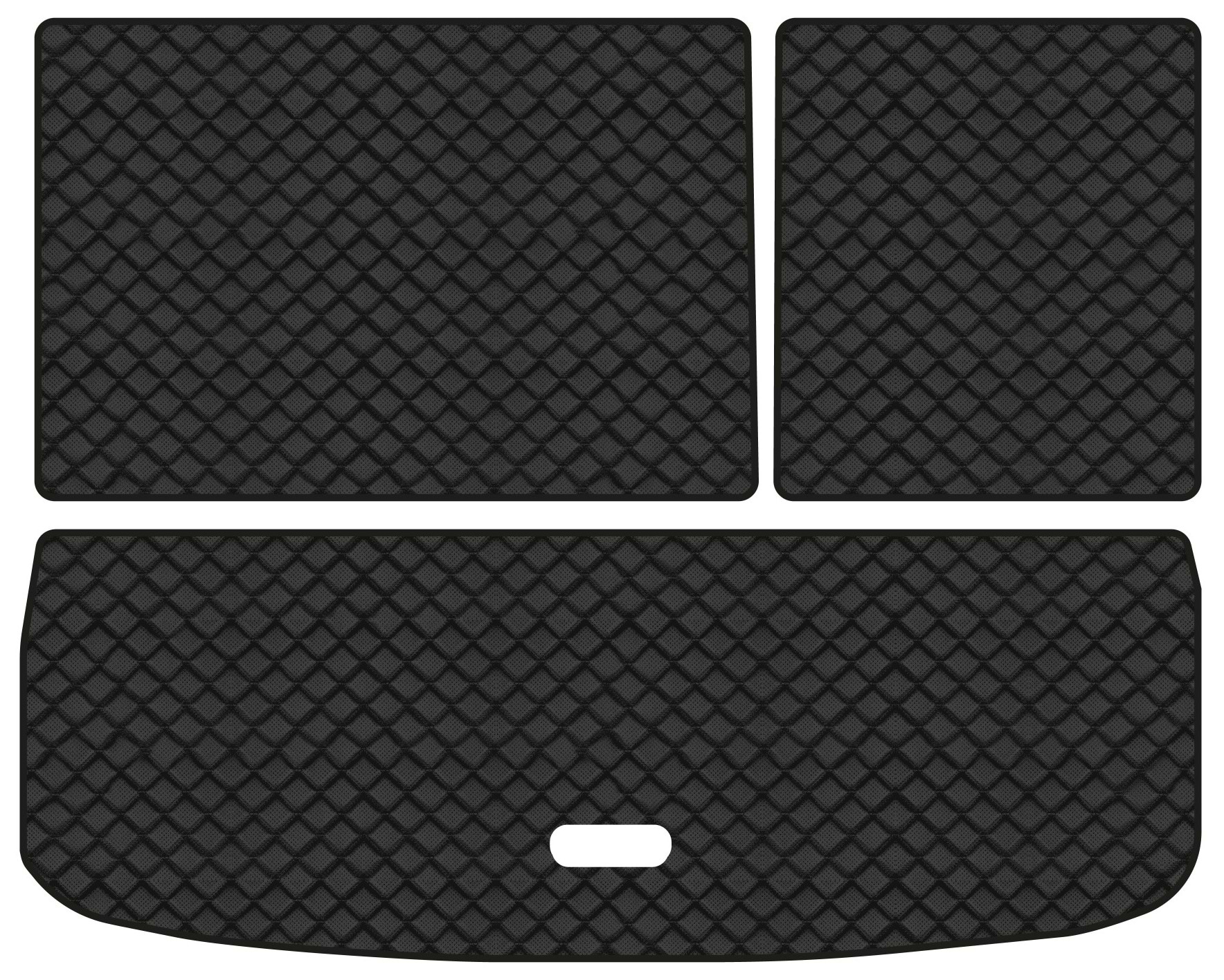 Коврик из экокожи в багажник авто EVAtech для Tiguan (NF) MT Volkswagen 2007-2018 1 поколение SUV EU (VW32987BE3BBB)