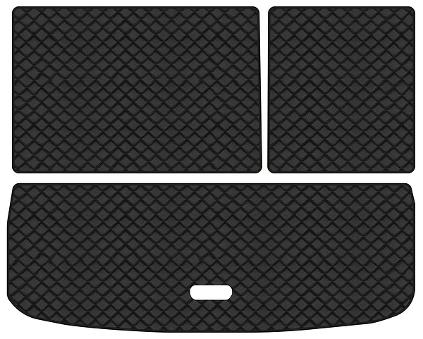 Фото - Килимок з екошкіри в багажник авто EVAtech для Tiguan (NF) MT Volkswagen 2007-2018 1 покоління SUV EU (VW32987BE3BBB)