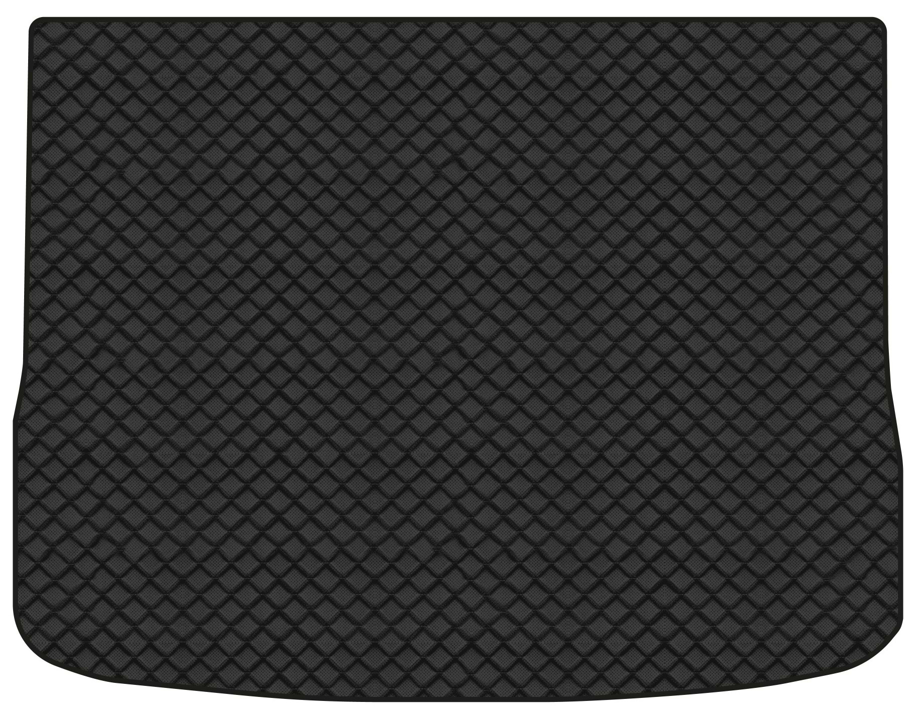 Коврик из экокожи в багажник авто EVAtech для Tiguan (NF) MT Volkswagen 2007-2018 1 поколение SUV EU (VW32987BO1BBB)