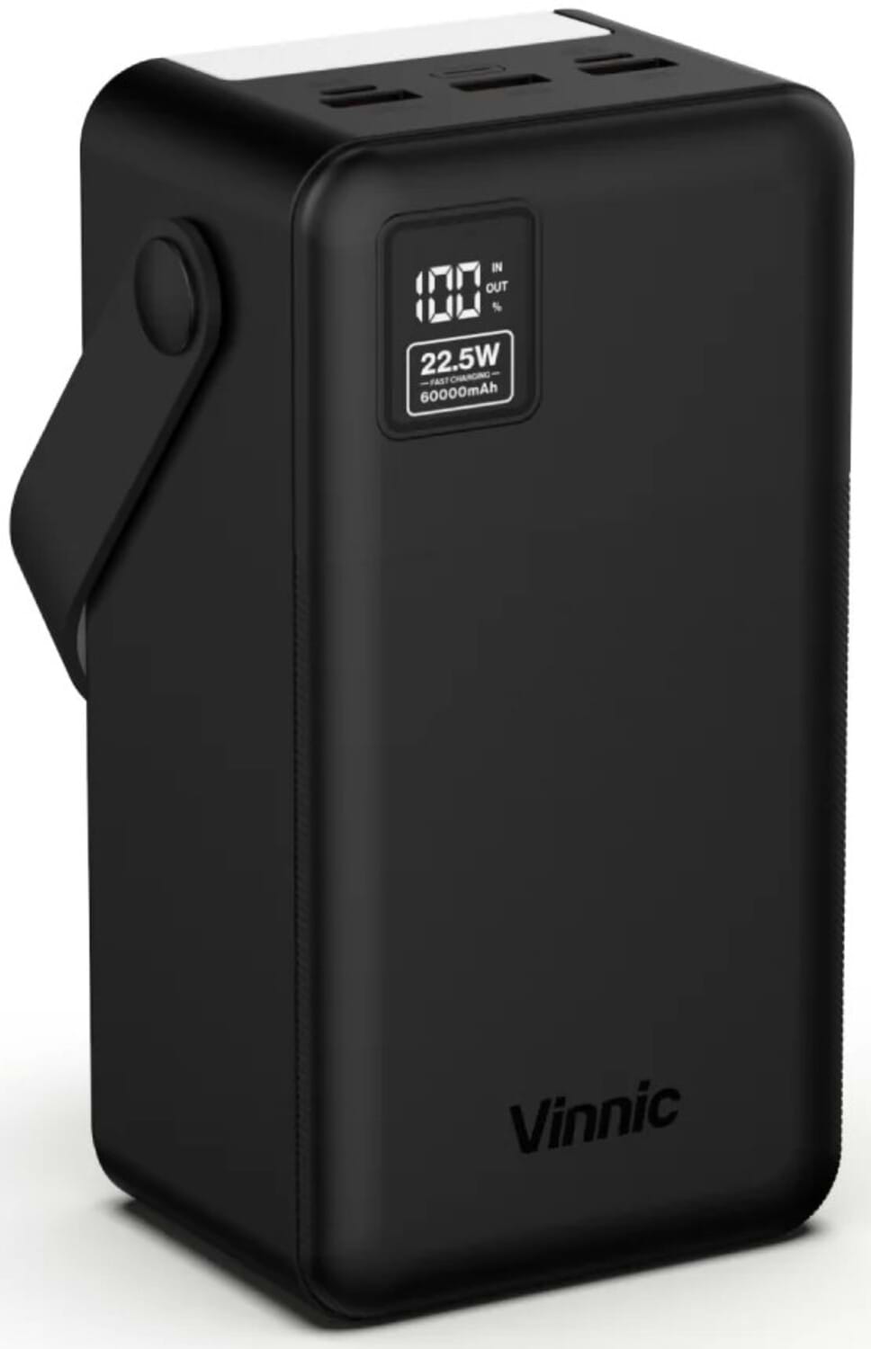 Батарея мобильная Vinnic EVEREST 4 Fast Charge 60000mah 22.5W black (4898338024586) - Фото 1