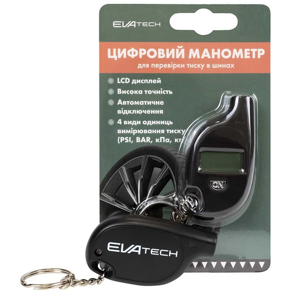 Фото - Манометр автомобільний EVAtech EVMA0001