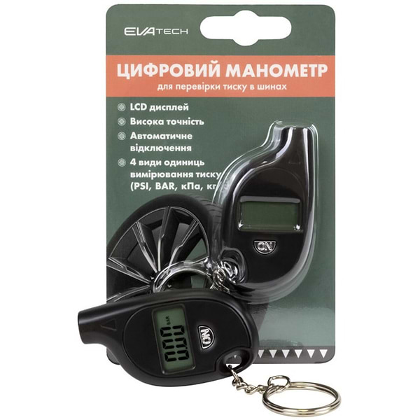 Фото - Манометр автомобільний EVAtech EVMA0001