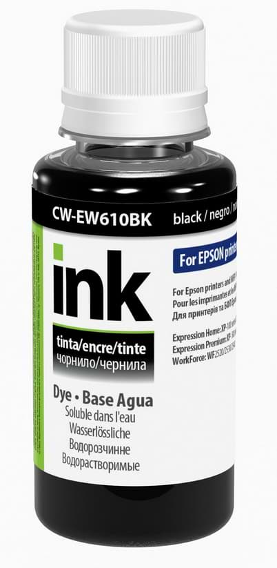 Чернила для заправки картриджа Colorway Epson XP103/600 Black 100ml (CW-EW610BK01) - Фото 1