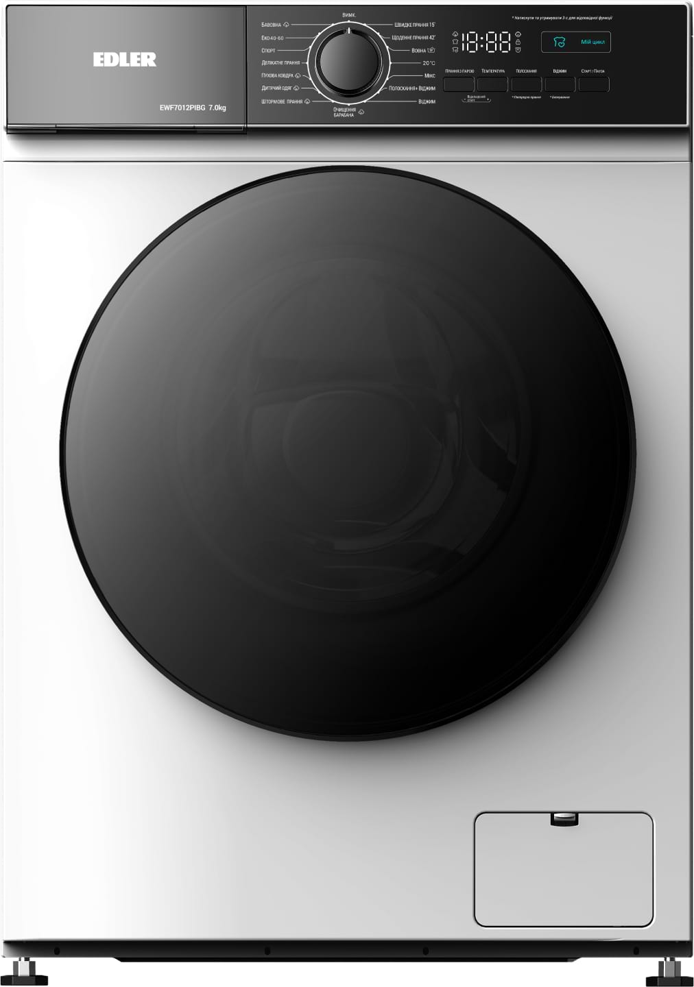 Стиральная машина Edler EWF7012PIBG - Фото 1
