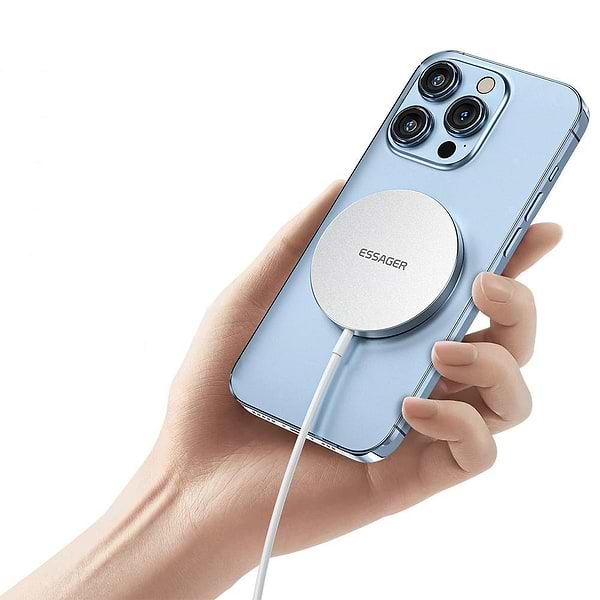 Фото - Бездротовий зарядний пристрій Essager YiT 3 in 1 Wireless Magnectic Phone watch earphone charger 15w (EWXCX-YT02-Z)