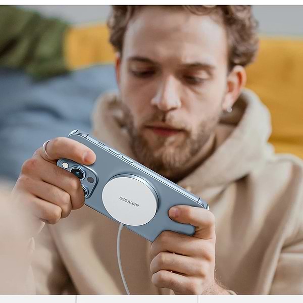 Фото - Бездротовий зарядний пристрій Essager YiT 3 in 1 Wireless Magnectic Phone watch earphone charger 15w (EWXCX-YT02-Z)