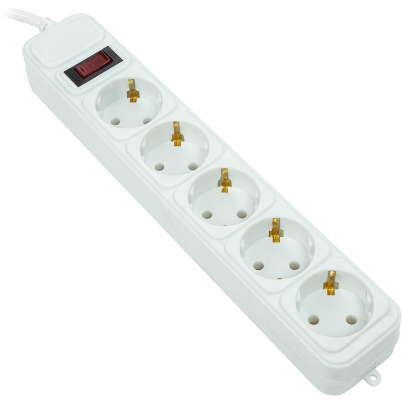 Сетевой фильтр PowerPlant JY-1056/3B (EX610570) 5 розеток 3m White