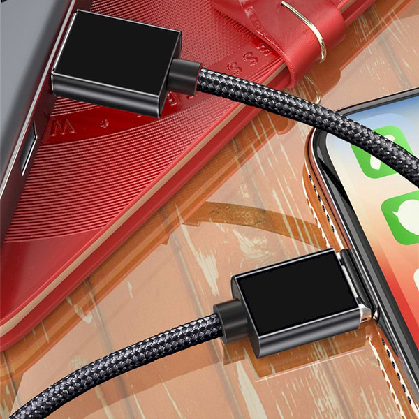Фото - Кабель синхронизации данных Essager Magic Power Magnetic USB Cable Lightning Black (EXCCXL-ML01)
