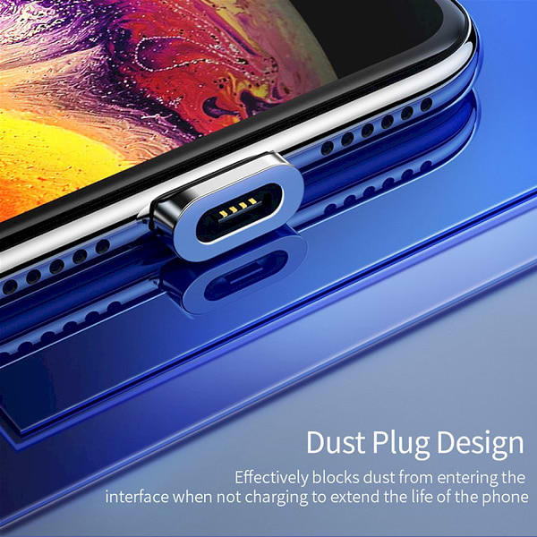 Фото - Кабель синхронизации данных Essager Magic Power Magnetic USB Cable Lightning Black (EXCCXL-ML01)