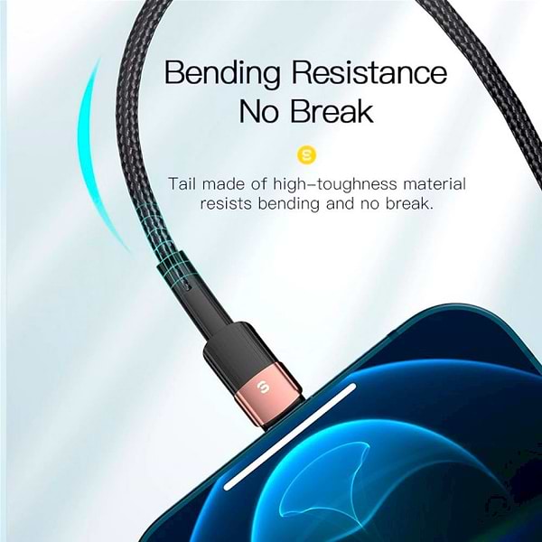 Фото - Кабель синхронізації даних Essager Star 6A Lightning USB 1m Black (EXCL-XC01)