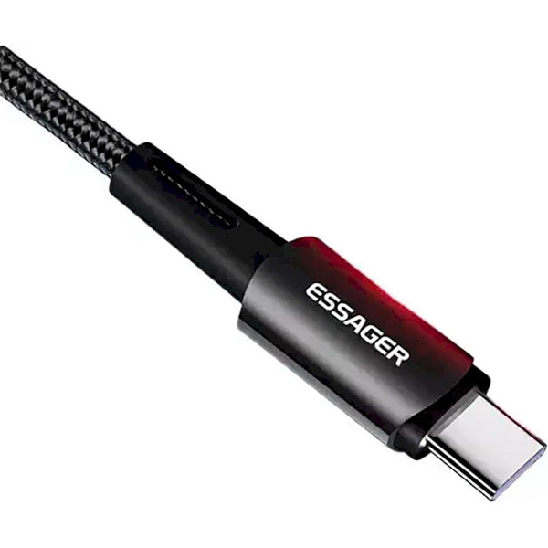 Фото - Кабель Essager Sunset Type-C 6A USB 0.5m (EXCT-CGB01)