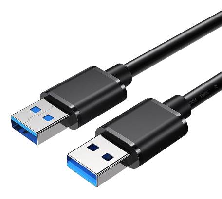 Кабель USB type A - USB type A Essager USB Extension Cable USB 3.0 Male to Male 5Gbps speed 2M Black (EXCAA-YTD01)