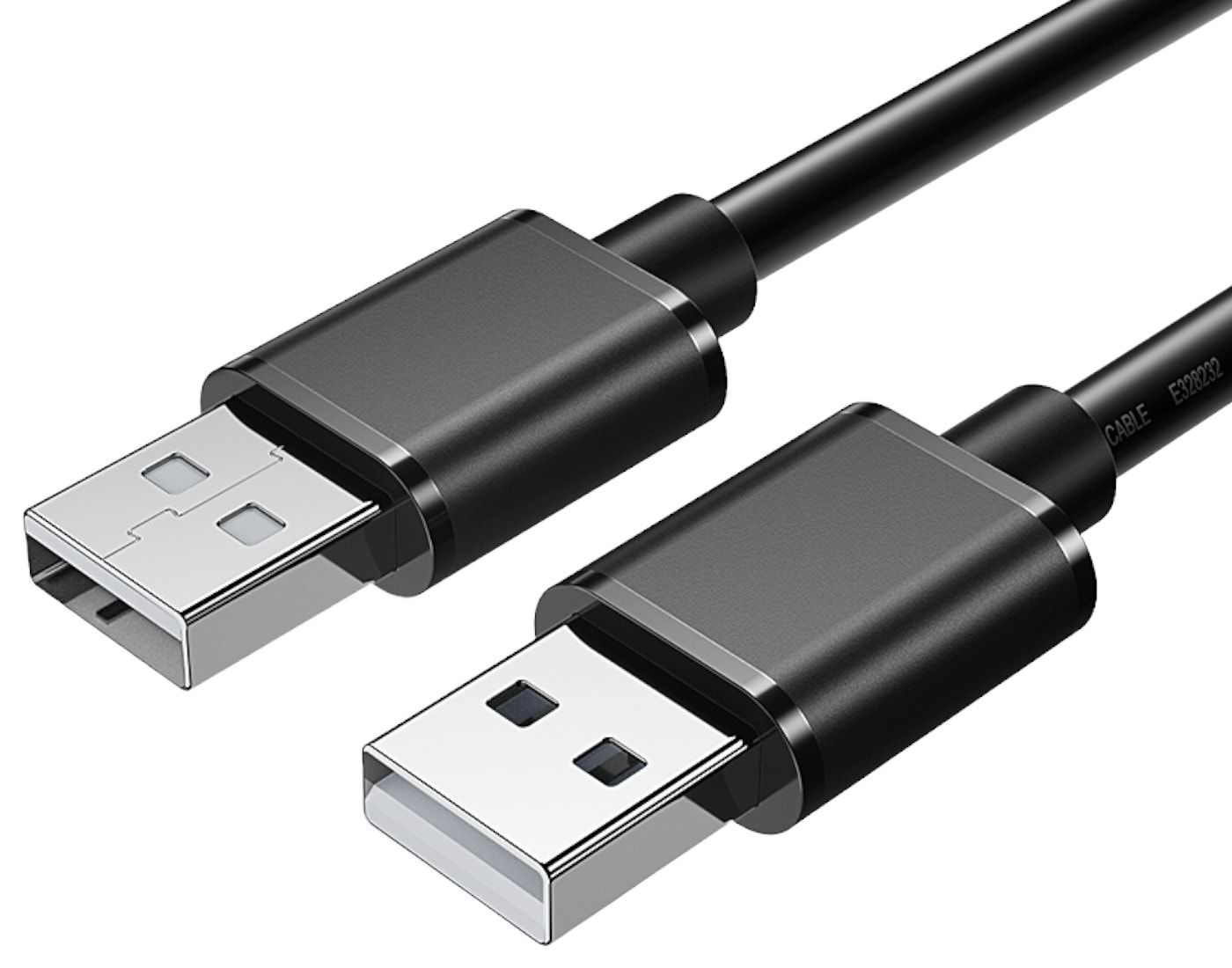 Кабель USB type A - USB type A Essager USB Extension USB 2.0 Male to Male 5Gbps speed 1m (EXCAA2-YT01)